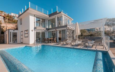 Villa Ecrin - Plaja Yakın Villa - Deniz Manzaralı Villa -Villa Paketi